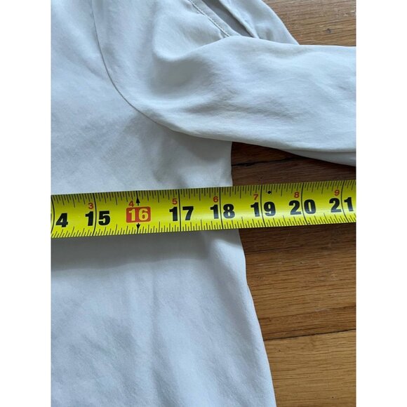 Ramy Brook Top Silk Blouse Small Petite Ivory A001463 - Picture 7 of 7